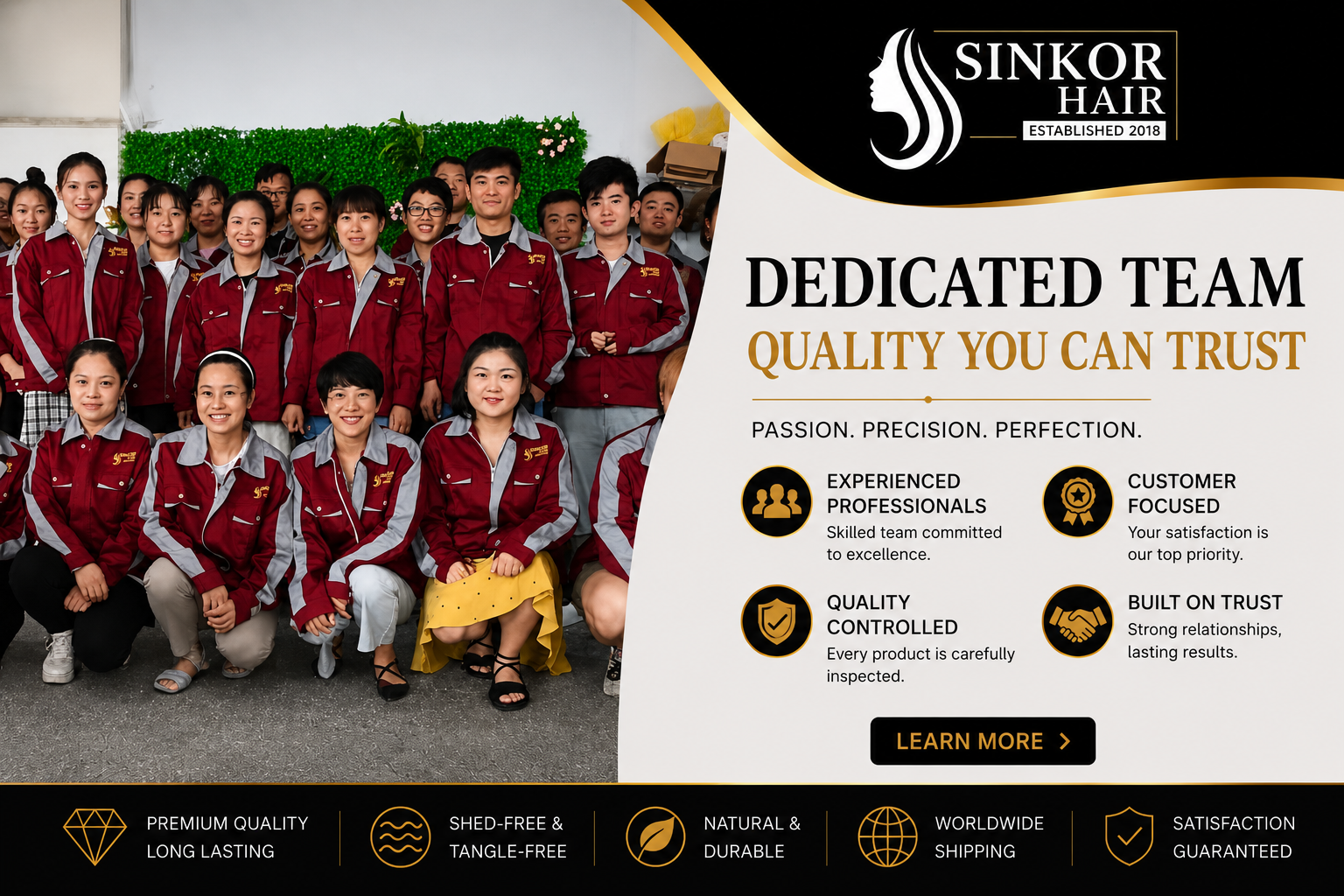Sinkor Hair partner support team